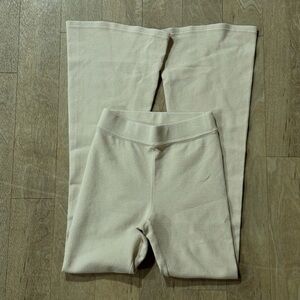 Aeire Offline High Waisted Flare Pants Cream Size S